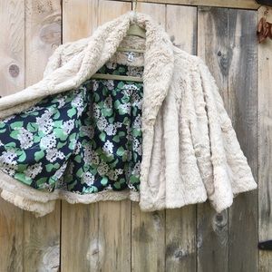 Faux Fur Shrug Jacket